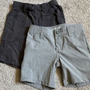 Charcoal and Light Gray Shorts Duo